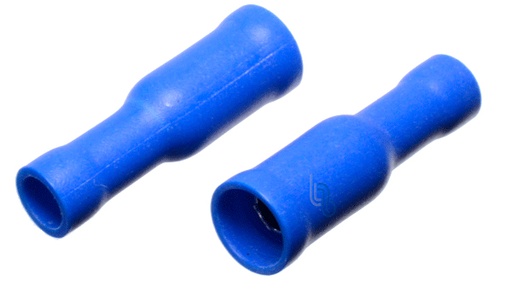 [FRD2-195] TERMINAL HEMBRA AISLADO T/BALA AWG16-14 AZUL