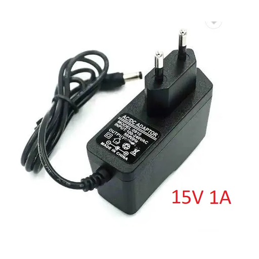 [AD56818] Fuente de Alimentación Switching 15V 1A AC/DC – Conector 5.5×2.1 mm   