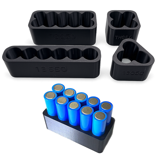 [SET-18650] KIT de Soportes Modular 18650 para Soldadura por Puntos y Ensamblaje de Packs de Litio