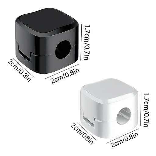 Organizador Magnetico de 1 Cable  Soporte Imantado 