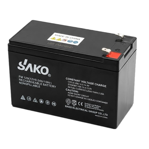 [FM129] Batería 12V 9Ah SAKO Recargable Sellada YS-597 YIM