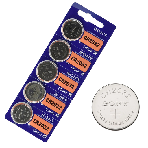 [CR2032-SONY-B] Bateria de Litio Boton 3V. CR2032 x 5 Pilas SONY