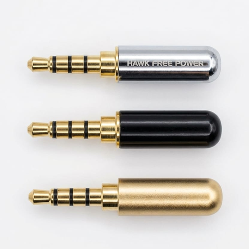 Conector Plug de 3.5mm con 4 Lineas, Metal Alta Calidad