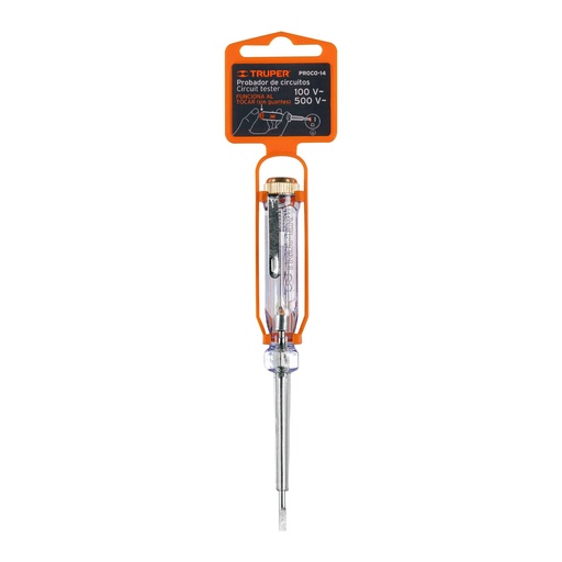 [PROCO-14] Probador de Circuitos de Corriente Alterna 14 cm, TRUPER 