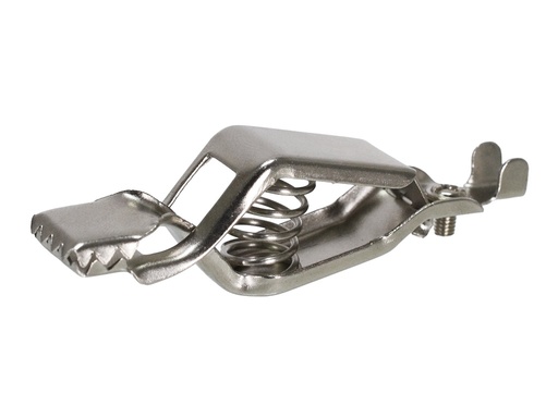 [20A034-Metal] Pinza Cocodrilo de 20A sin Capucha, Conector sin Aislamiento Tipo Cocodrilo