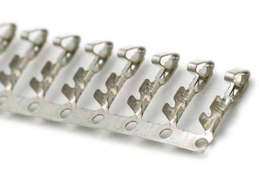 [L2510-Metal] Terminales Metal de Crimpar para Conectores KF2510 2510 Hembras de 2.54mm de Pitch x 100pzs