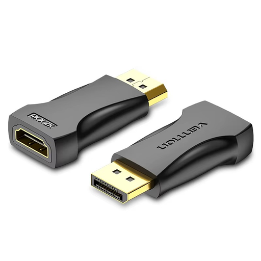 [HDMI-DPORT] Adaptador DisplayPort a HDMI VENTION 4K 30Hz Macho a Hembra para PC y Laptop