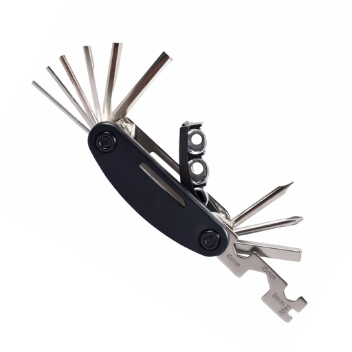 [HEX-16] Juego de Llaves Universal 16 en 1 con Cabezal Giratorio Antideslizante Acero Inoxidable