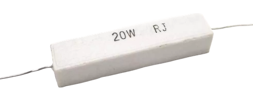 [R-20W] Resistencia  Bobinada de Alambre 20 Watt 5% 10 Ohm 