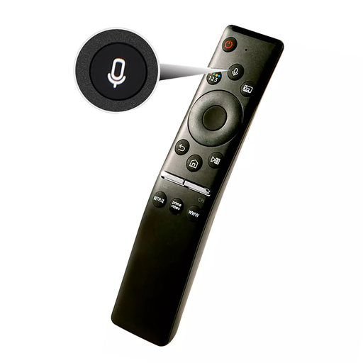 [AJV-S4KN-V2] Control Remoto Curvo Compatible para Samsung Smart 4K con Comando de Voz