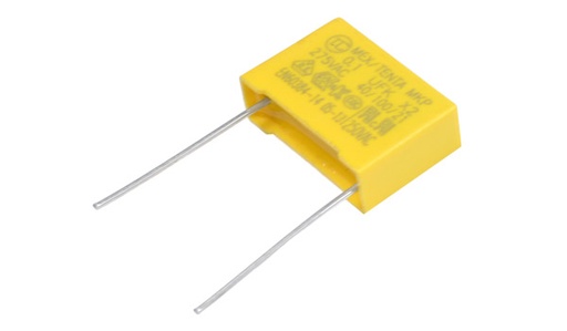 [100NF-275V-MKT] Condensador Poliester Metalizado 100nF 275 Volts 0.1/275VAC ±10%