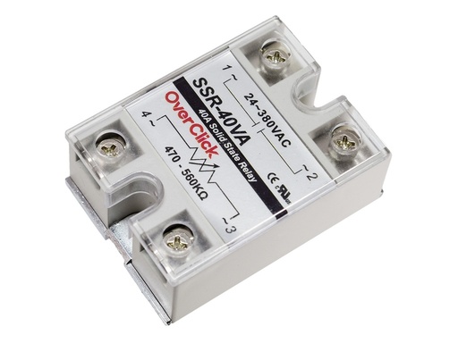 [SSR-40VA] Regulador de Voltaje de Rele de Estado Solido Monofasico 40A SSR-40VA "OverClick"