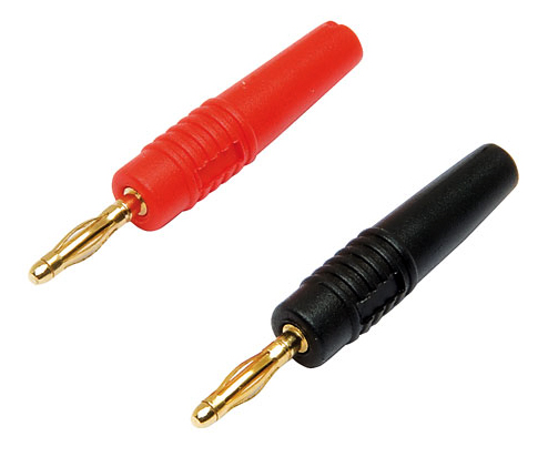 Plug Banana Miniatura de 2mm Estriado para un mejor Agarre RH2-002 