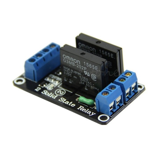 [G3MB-X2PCB] Módulo de 2 Rele Sólido en PCB