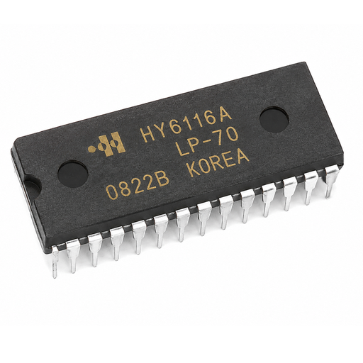 [6116] Memoria SRAM 16K 2Kx8 HY6116A LP-70 Hyundai DIP24