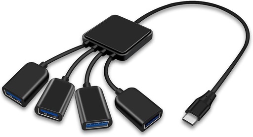 [HUB-4P] SWITCH 4 PUERTOS HUB USB 2.0 LED