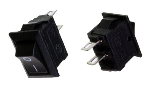 [KCD1101-002] Switch Rocker 3A 250V 10x15mm 2 Pines Negro