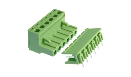 [KF2EDGR-6P] Bornera de Conexión * 6 de 10A/300V Angulo M/H