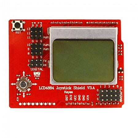 [LCD4884] LCD4884 Shield LCD Nokia con Joystick para Arduino