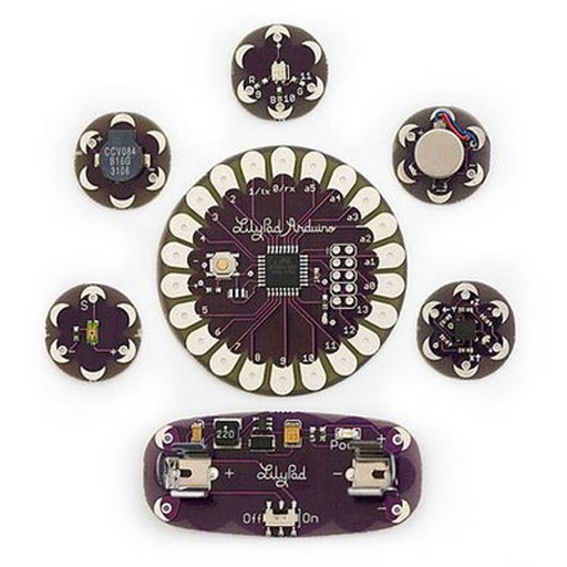 [LILYPAD-KIT] LILYPAD-KIT Lilypad Kit, Incluye Cable y Batería
