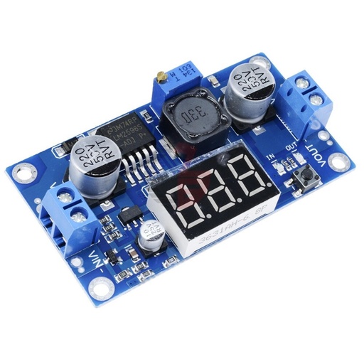 [LM2596-PDIS] Conversor DC-DC Step Down con Voltímetro