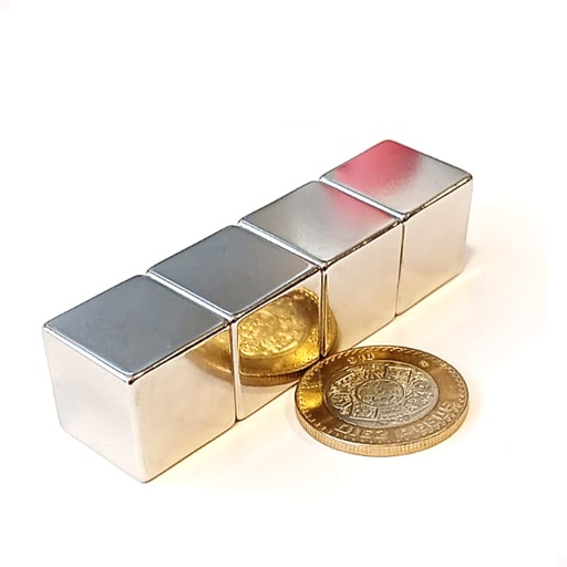 [MAG-10X10X10] Iman de Neodimio de 10X10X10 mm Cubo