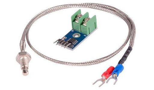 [MAX6675-PCB] MAX6675-PCB Convertidor Analógico a Digital SPI para Termocupla Tipo K (Incluido) 