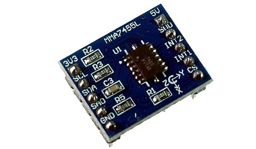 [MMA7455-PCB] Módulo Circuito Acelerómetro 12C SPI Impreso