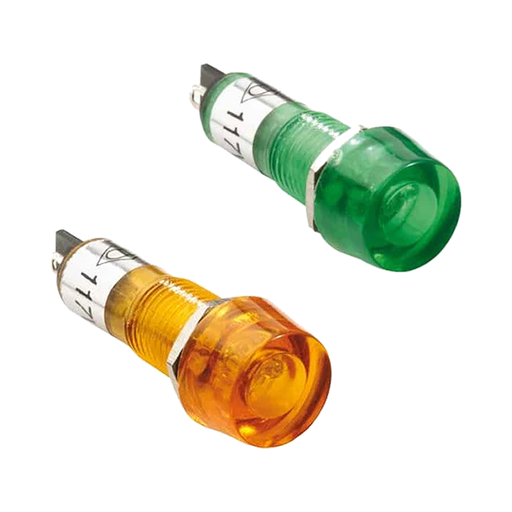 Lampara Indicadora de Neon 220VAC 10x42mm