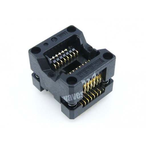 [OTS-16-03C-BLA] Adaptador SOIC8 a DIP COM Impreso Azul