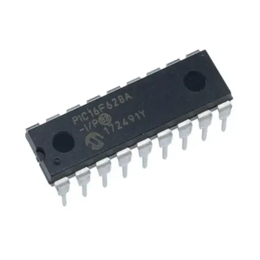 [PIC16F628A-I/P] Microcontrolador 8BIT FLASH MCU, 16F628, DIP18