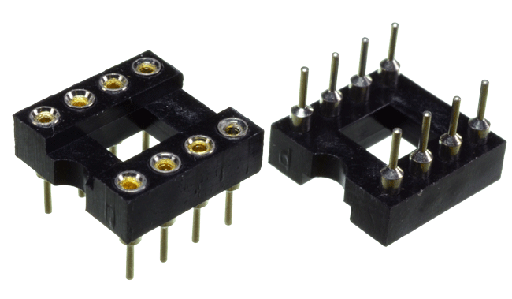 [PIN8-TOR] PIN8-TOR Zocalo Para Circuito Integrado 8 Pines Torneado